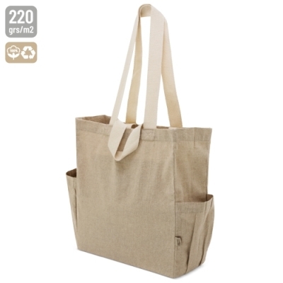 Bolsa de Algodón con Bolsillo Integrado